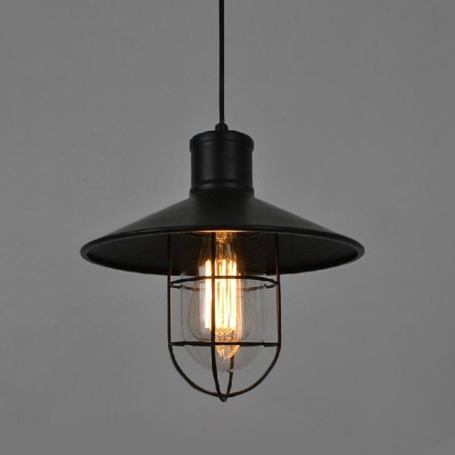 New Industrial Light Lamp Socket Nordic Light Iron
