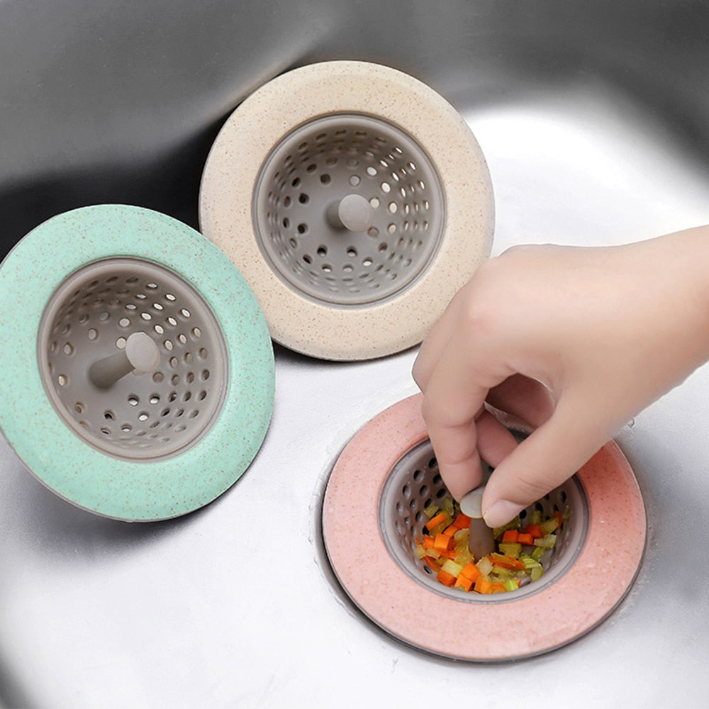 1PCS Dropship Silicone Sink Strainer Waste Plug Sink filter Waste