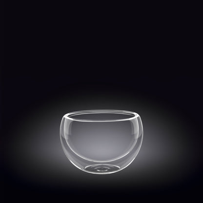 Double-Wall Vacuum Sealed Thermo Glass Bowl 5.4 Fl Oz | 160 Ml