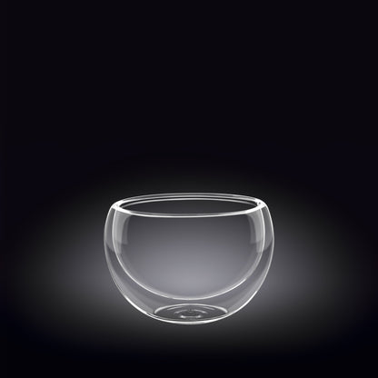 Double-Wall Vacuum Sealed Thermo Glass Bowl 8.5 Fl Oz | 250 Ml