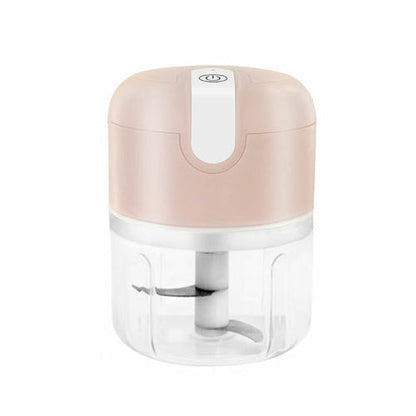 250ml Home Kitchen Appliances Vegetable Meat Electric Mini USB Recharg