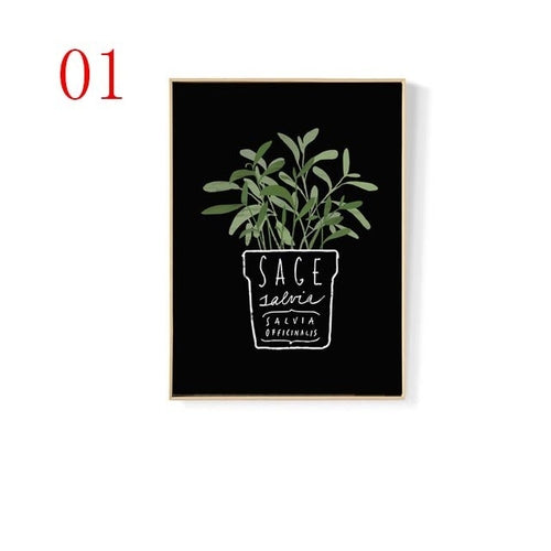 Canvas Pictures Decor Kitchen Office Wall