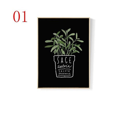 Canvas Pictures Decor Kitchen Office Wall