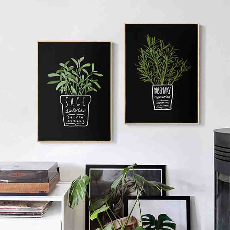 Canvas Pictures Decor Kitchen Office Wall
