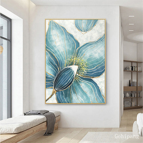 Modern Flower Canvas Painting Living Room Dining