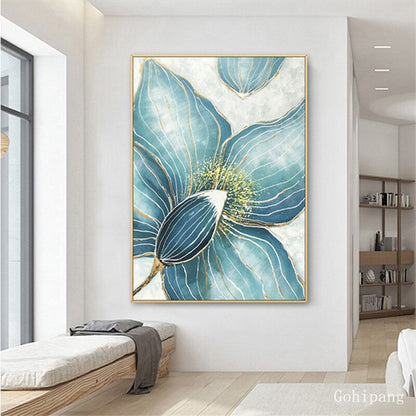 Modern Flower Canvas Painting Living Room Dining