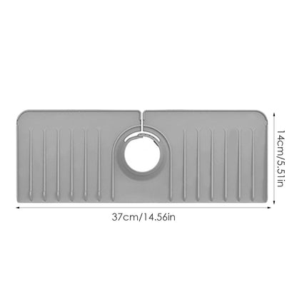 5th Gen Silicone Faucet Mat For Kitchen Sink Splash Guard Drain Pad