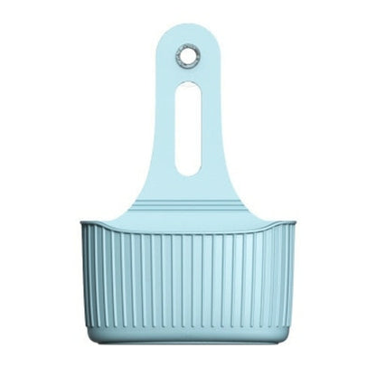 Sink Shelf Soap Sponge Drain Rack Silicone Storage Basket Bag Faucet