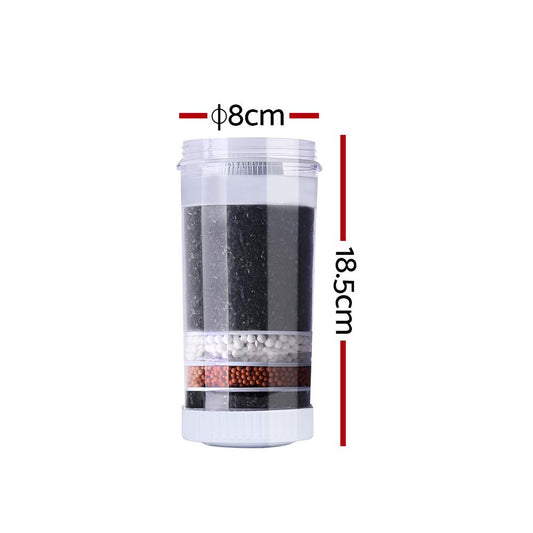 6-Stage Water Cooler Dispenser Filter Purifier System Ceramic Carbon