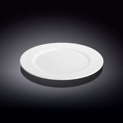 Professional Rolled Rim White Bread Plate 6" inch | 15 Cm
