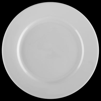 Professional Rolled Rim White Dessert Plate 7" inch | 18 Cm