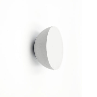 Cabinet knob ROUND FLAT | white