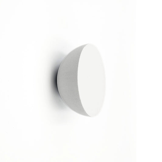 Cabinet knob ROUND FLAT | white