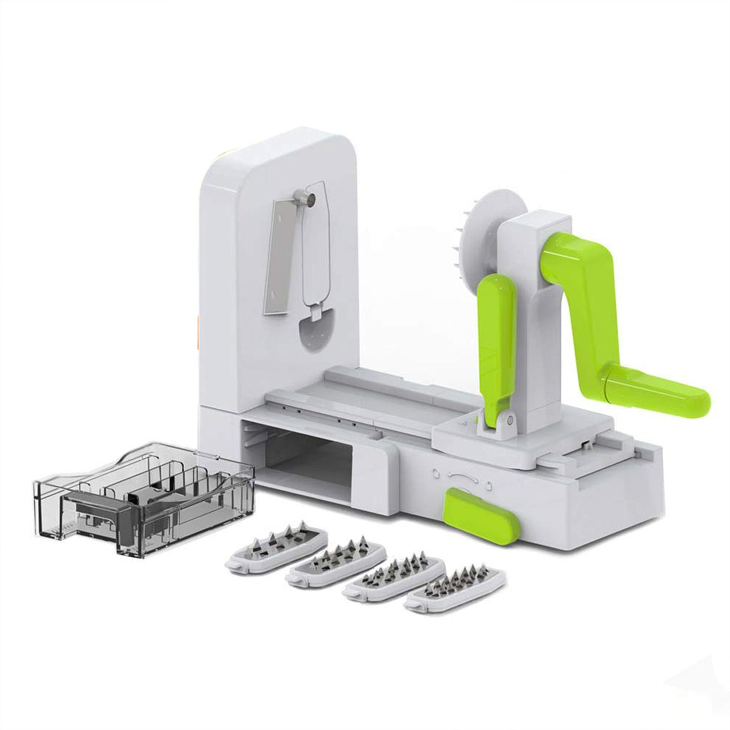 Foldable 5-Blade Spiralizer Set for Easy and Space
