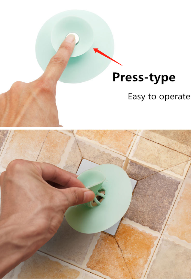 3PCS Silicone Floor Drain Hair Stopper Bathroom Kitchen Basin Stopper