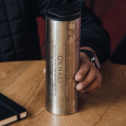 Denali National Park - Alaska Map Tumbler