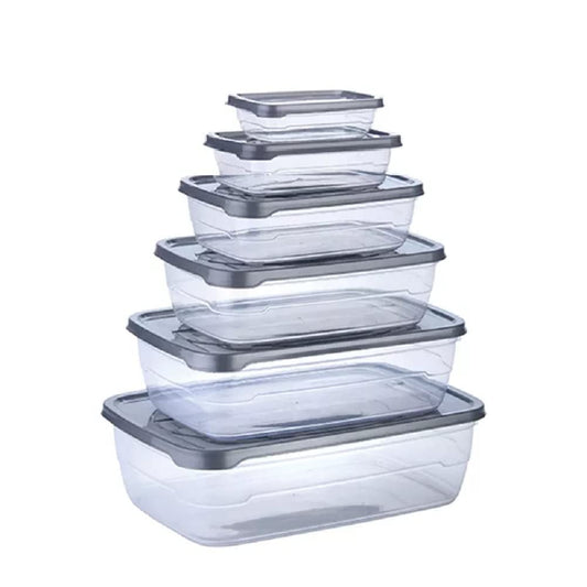Rectangular Plastic Food Storage Container with Air Tight Lid