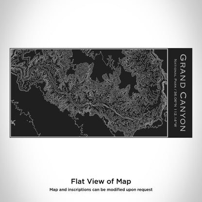 Grand Canyon National Park - Arizona Map Insulated Bottle in Matte