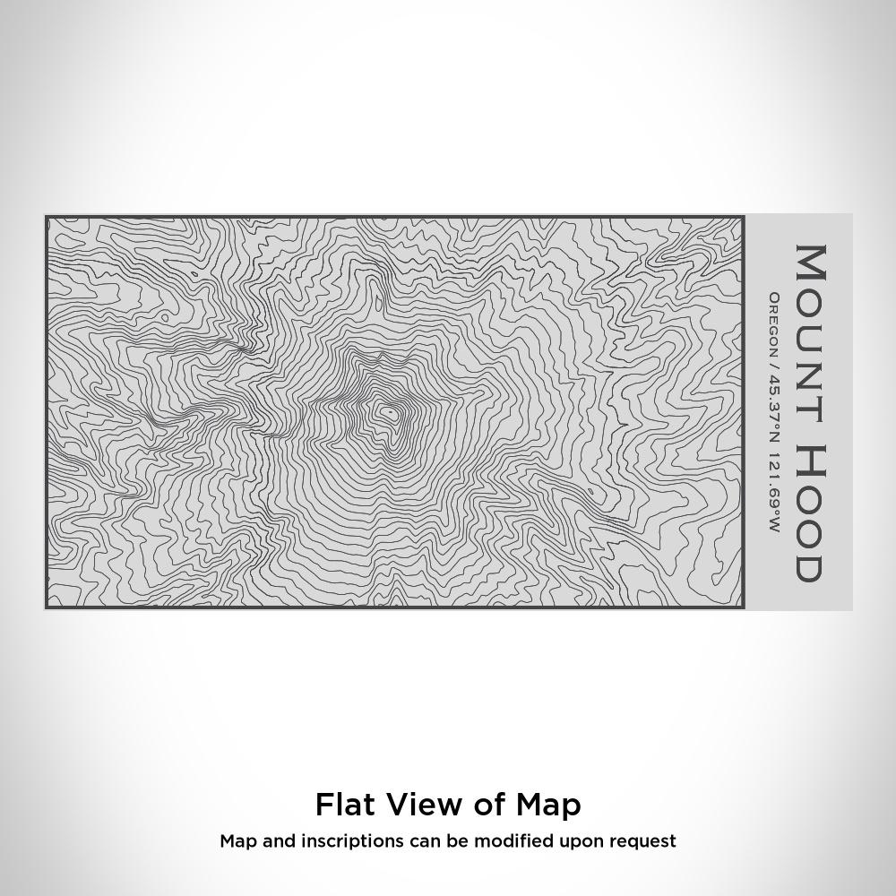 Mount Hood - Oregon Map Insulated Bottle