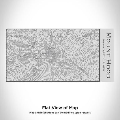 Mount Hood - Oregon Map Insulated Bottle