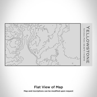 Yellowstone National Park - Wyoming Map Insulated